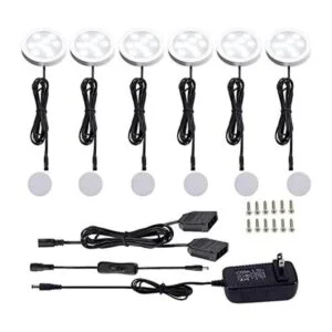 AIBOO Kit de luces LED para debajo del gabinete de 12 V_1