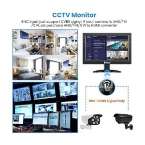 Eyoyo Monitor LCD TFT de 12 pulgadas con entrada AV HDMI_4