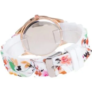 CdyBox relojes analógicos con diseño floral con correa_6