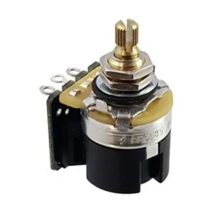 Potenciómetro DPDT de audio con eje dividido de empuje y_3