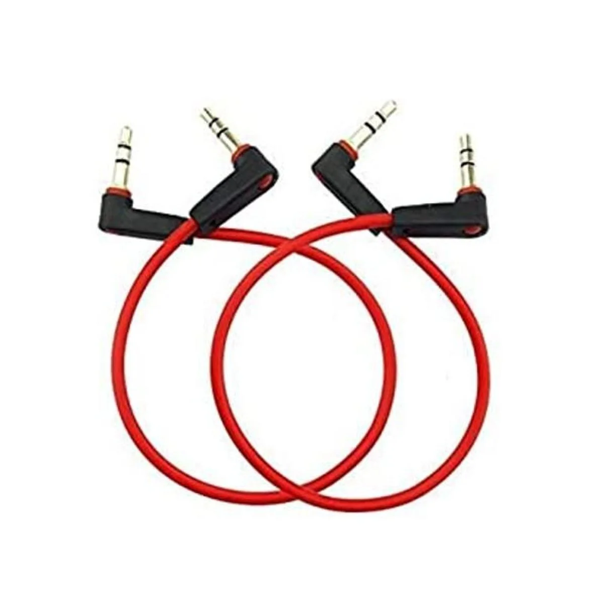 Seadream Paquete de 2 cables de audio estéreo de ángulo_1