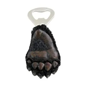 Pine Ridge Abrebotellas de cerveza negro oso pata agarre