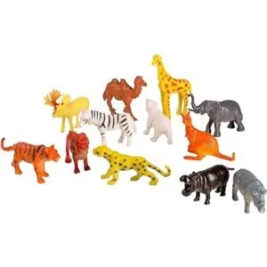 Paquete de fiesta de 100 piezas de mini animales salvajes_2
