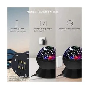 Star Sky Lámpara de noche para niños luz nocturna._5