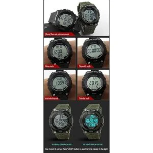 Gosasa Sports Waterproof Digital Fitness Watch Pedometer