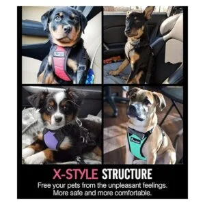 Pawaboo Chaleco arnés de seguridad para perro cinturón_6