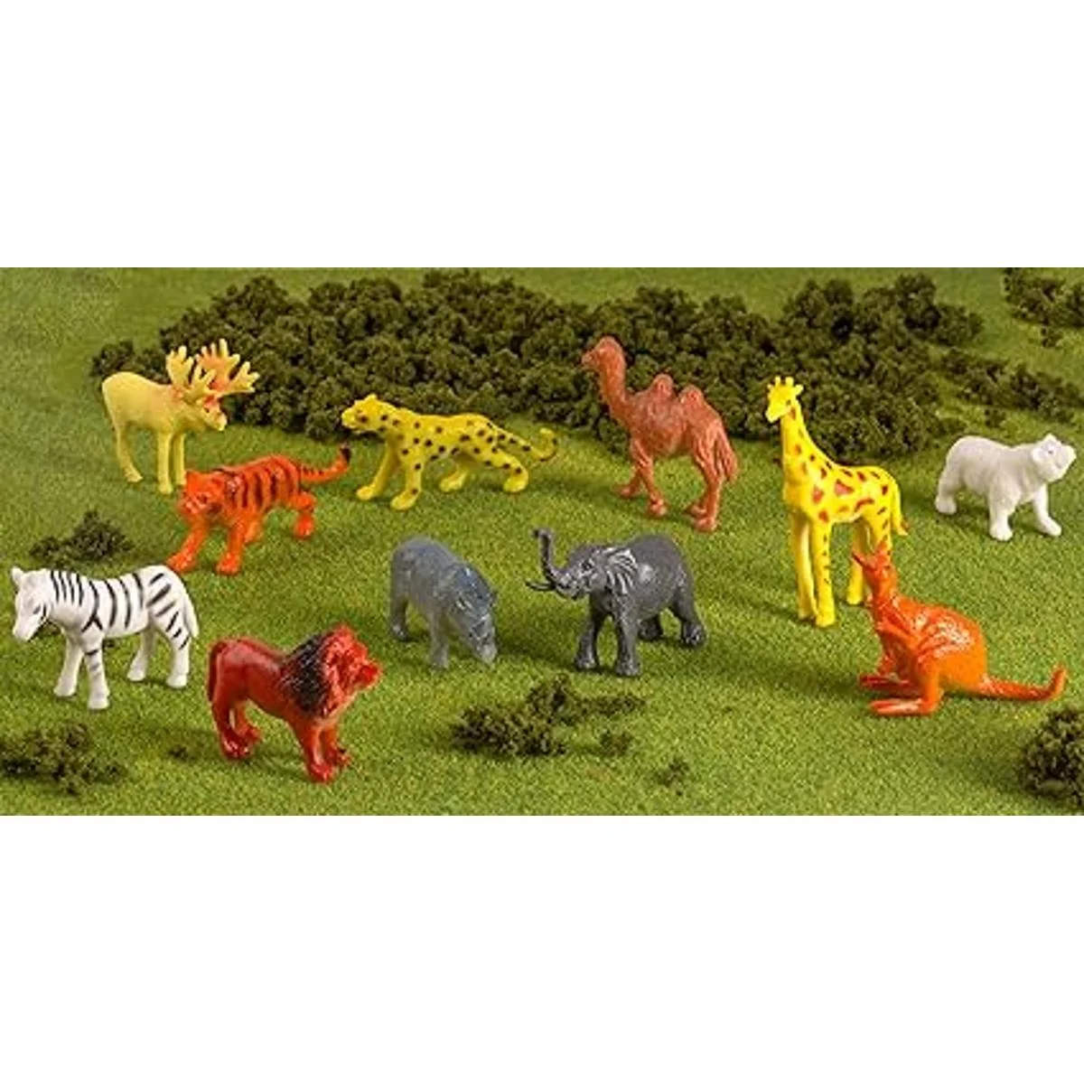 Paquete de fiesta de 100 piezas de mini animales salvajes_3