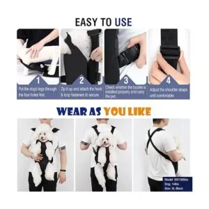 Pawaboo Mochila de transporte para mascotas ajustable_3
