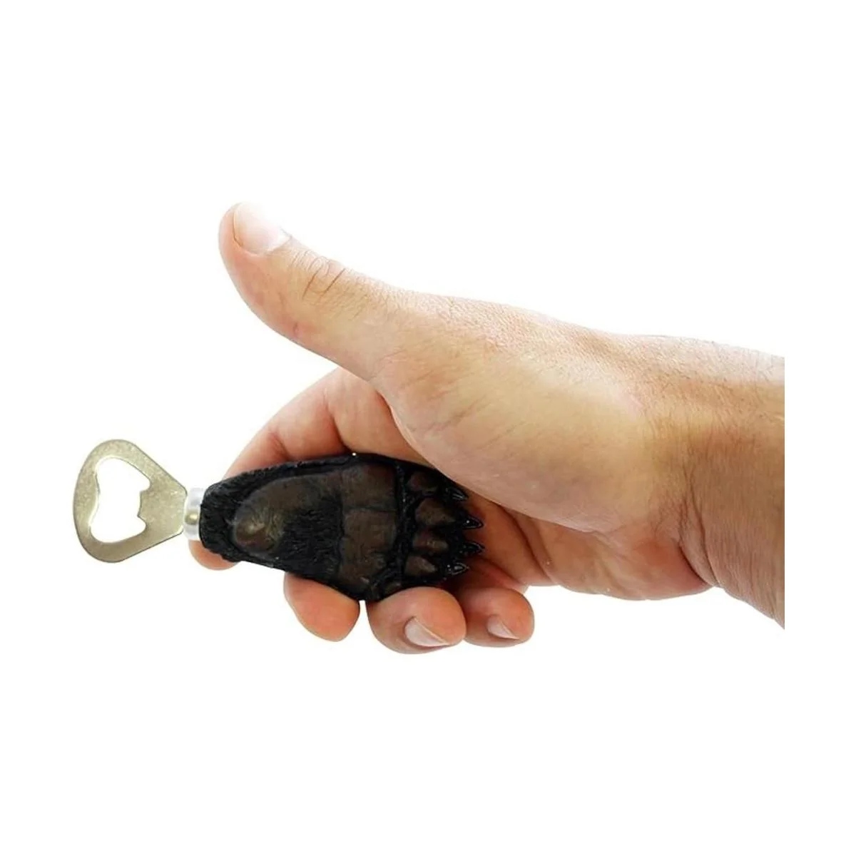 Pine Ridge Abrebotellas de cerveza negro oso pata agarre