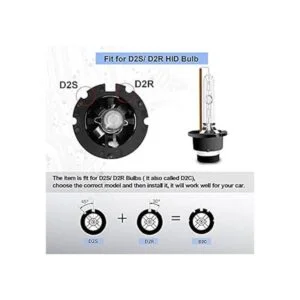 RCP D1S4 D1S 4300K Bombilla de reemplazo Xenón HID_5