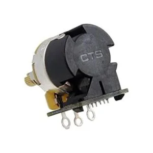 Potenciómetro DPDT de audio con eje dividido de empuje y_4