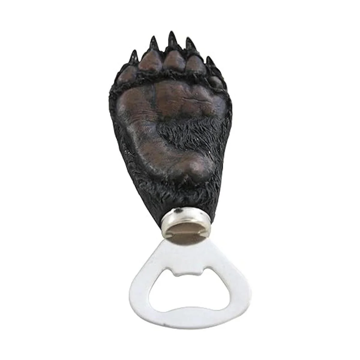 Pine Ridge Abrebotellas de cerveza negro oso pata agarre