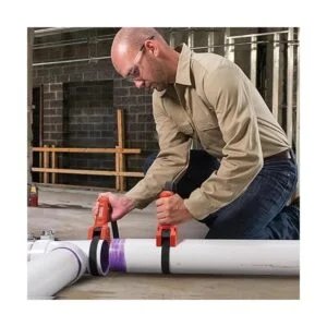 Ridgid STRAPLOCK Manija de tubo color rojo_3