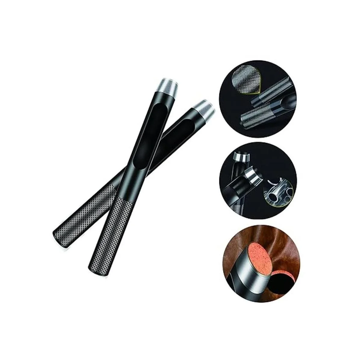 IRISFLY 10 unidades Ronda Acero Craft sacabocados de 1 mm_4