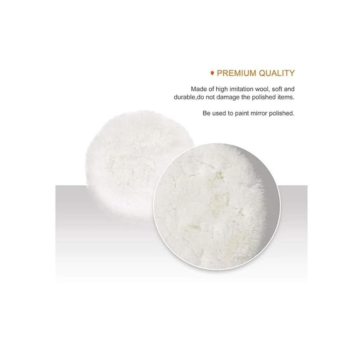 SPTA Almohadilla de pulido de lana 6 piezas de 6