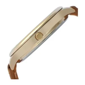 Peugeot 3053 Reloj de cuarzo analógico chapado en oro de_5