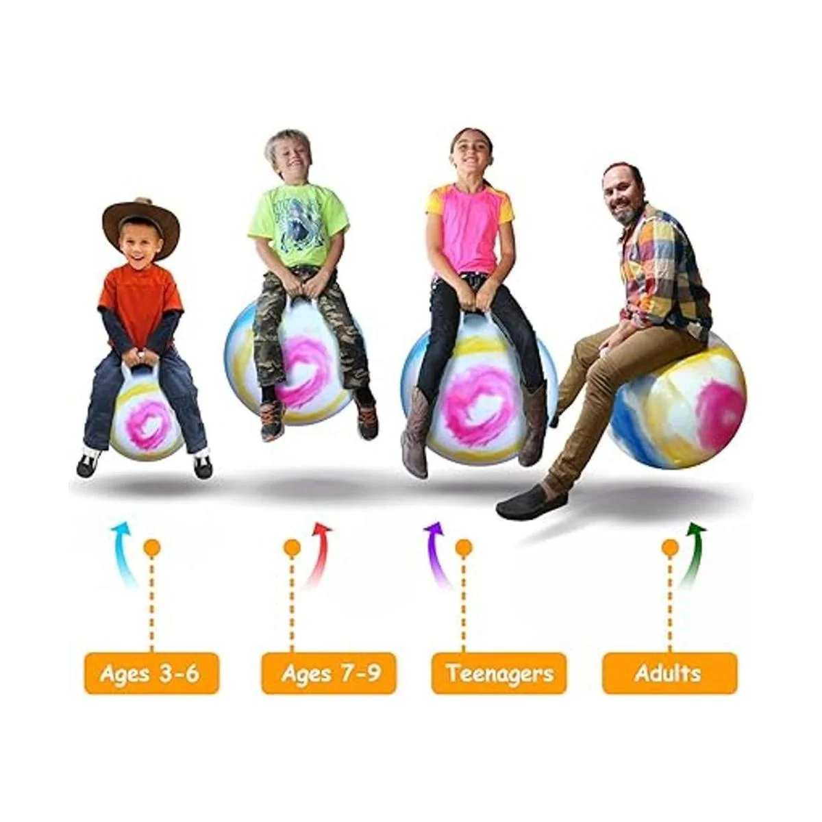 Bola de saltar WALIKI para niños y adultos bola de saltar_4