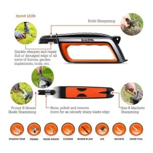 SHARPAL 103N Herramienta de jardín todo en 1 para afilador_2