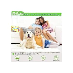 Anewise Paquete de 4 almohadillas para Shark DustAway