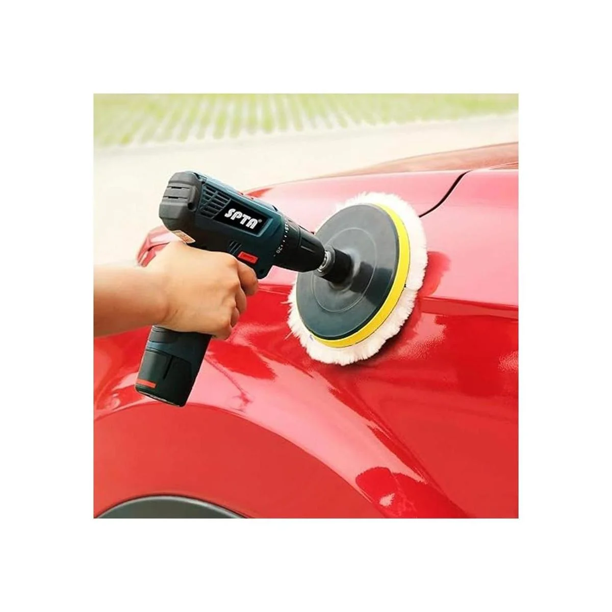 SPTA Almohadilla de pulido de lana 6 piezas de 6