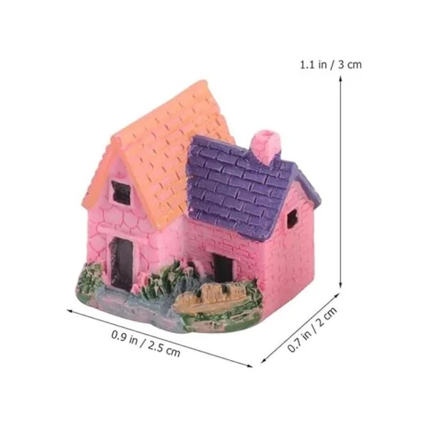 TINKSKY 4pcs miniatura casa de muñecas Bonsai Craft jardín_6