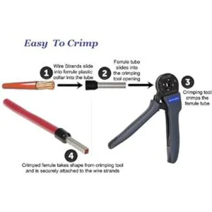 ELSKY 800 unidades surtidas Conector prensa de férula de