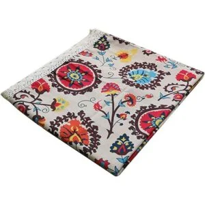 Aothpher Manteles modernos bohemios lavables con encaje