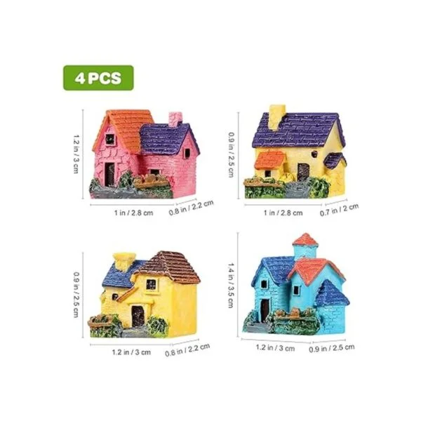 TINKSKY 4pcs miniatura casa de muñecas Bonsai Craft jardín_3