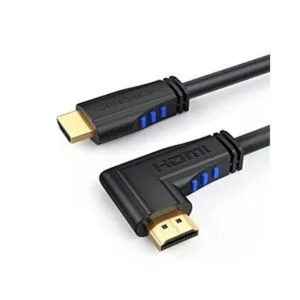 Cable HDMI 4K CableCreation de 3 pies en ángulo recto de_1