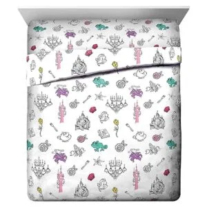 Juego de ropa de cama de 7 piezas tamaño matrimonial de_3