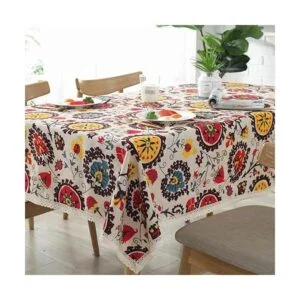 Aothpher Manteles modernos bohemios lavables con encaje