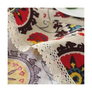 Aothpher Manteles modernos bohemios lavables con encaje