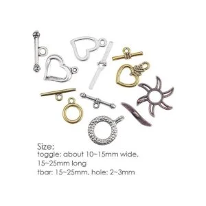 PH PandaHall 100 juegos de cierres de palanca con cierre