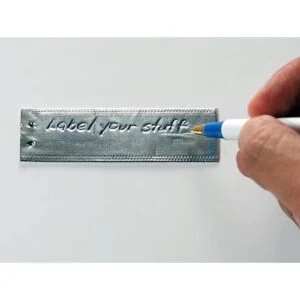 Etiquetas de metal de doble cara para uso al aire libre