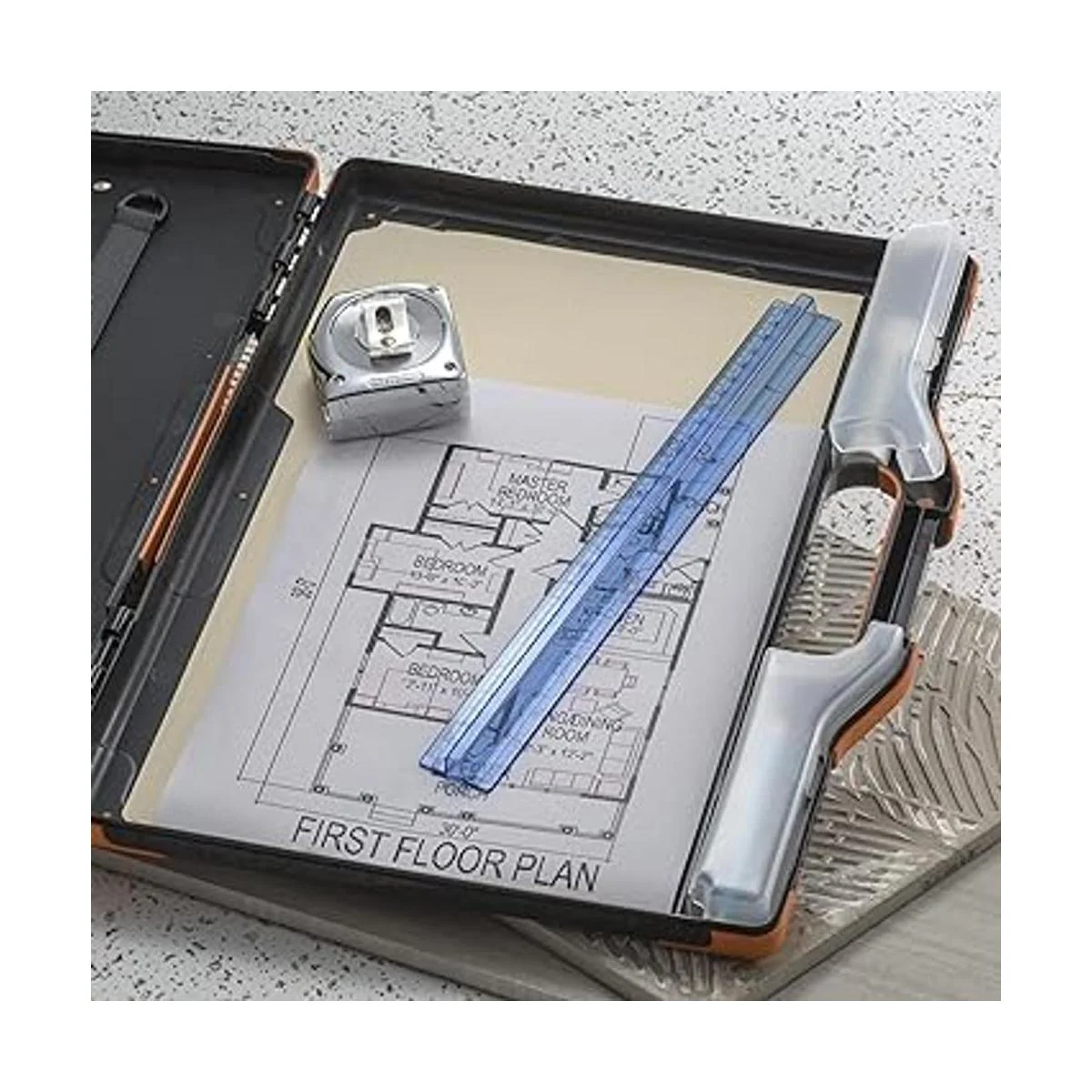 Caja de almacenamiento tipo portapapeles para cargar todo_4