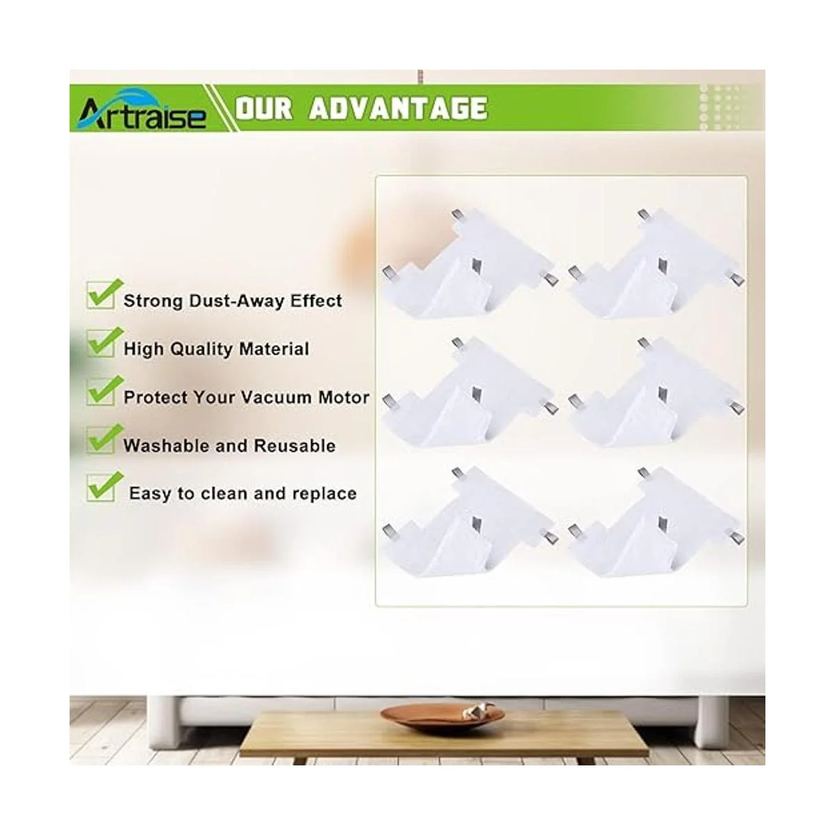 Artraise Kit de almohadillas series Hv300 de microfibra_5