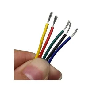 Striveday Cable eléctrico flexible de 22 AWG de calibre_6