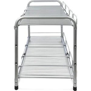 Surpahs Organizador de estante expansible de 2 estantes