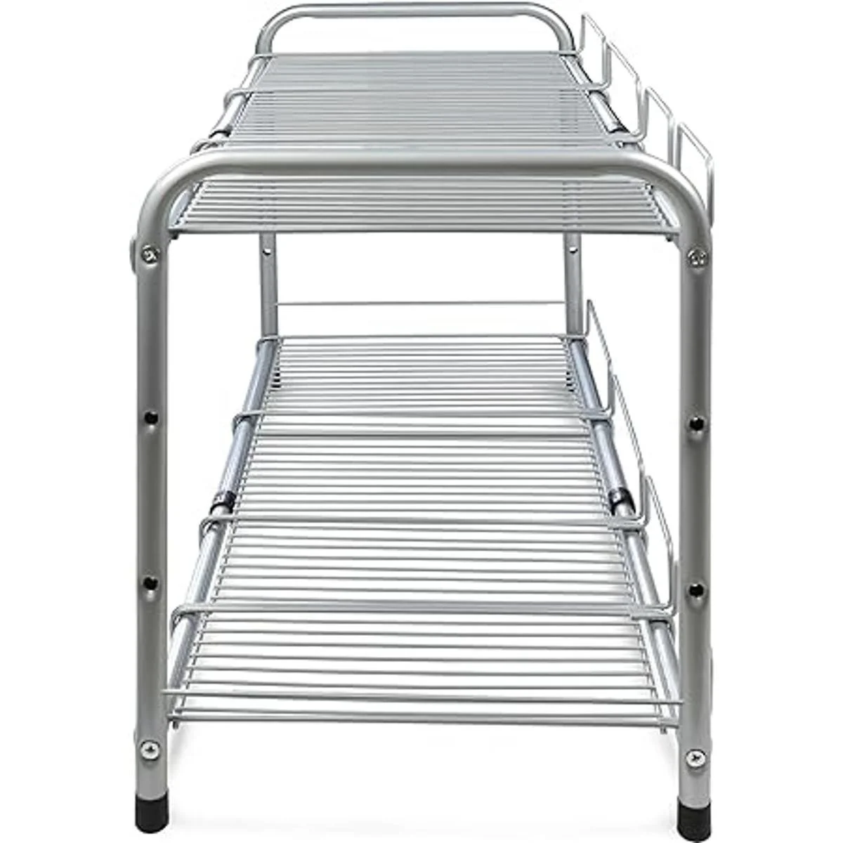 Surpahs Organizador de estante expansible de 2 estantes