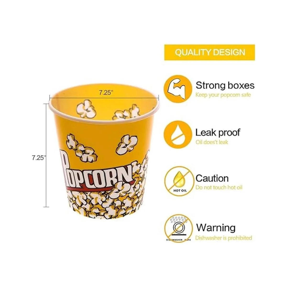 Novelty Place Recipientes de plástico de estilo retro para