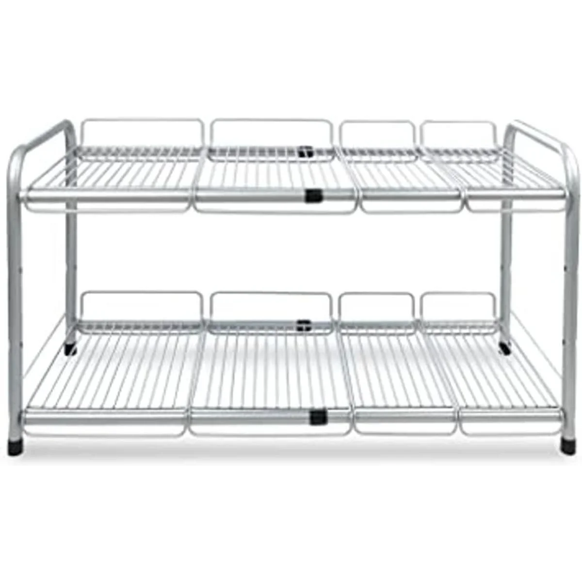 Surpahs Organizador de estante expansible de 2 estantes