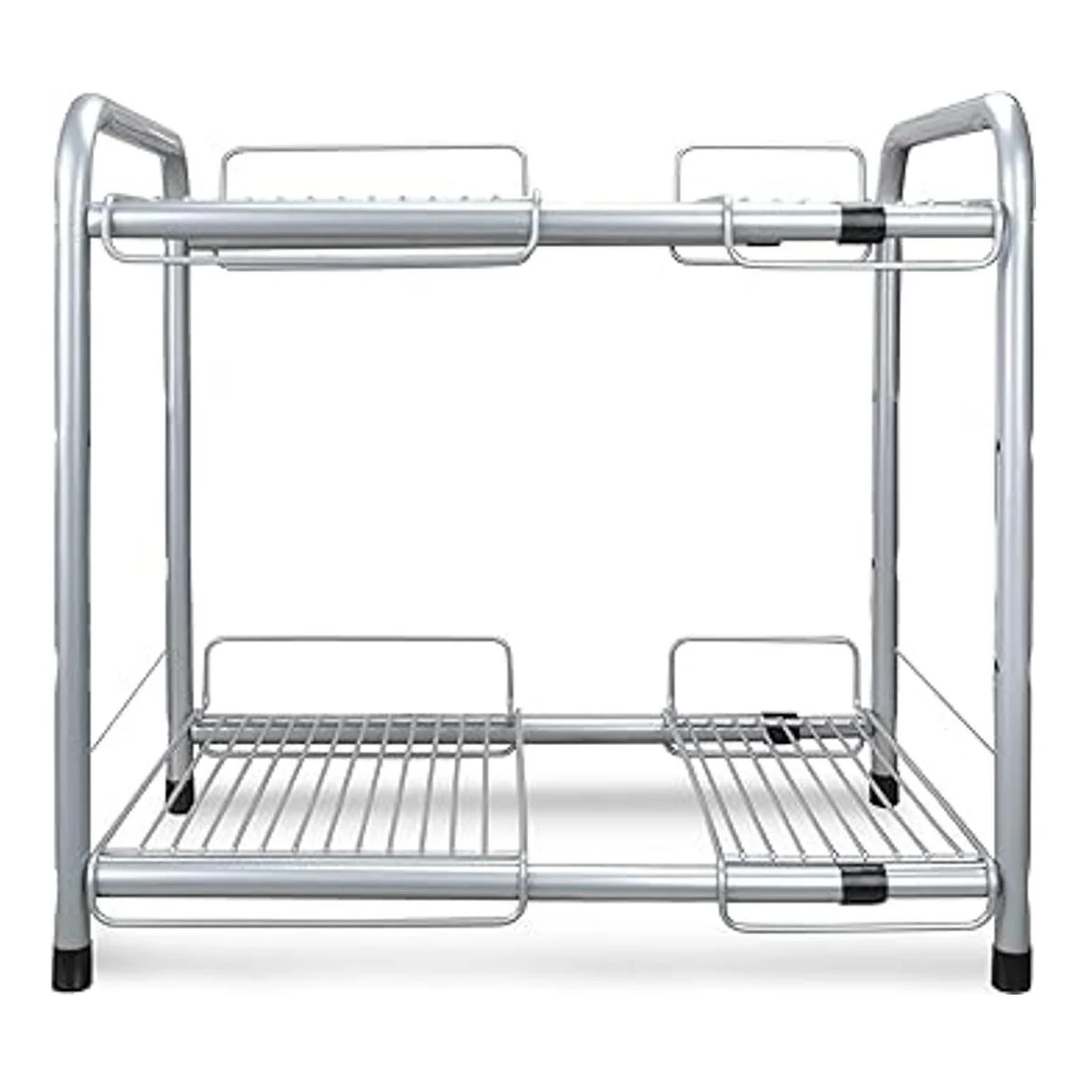 Surpahs Organizador de estante expansible de 2 estantes