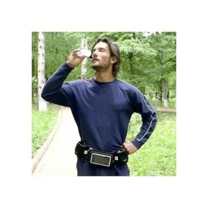 2 botellas de agua sin BPA de 10 onzas para el cinturón de_4