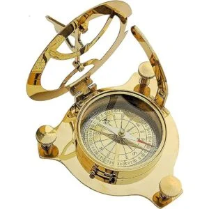 MERIDIAN NAUTICALS Brújula de latón macizo estilo_4