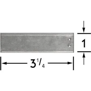 Etiquetas de metal de doble cara para uso al aire libre