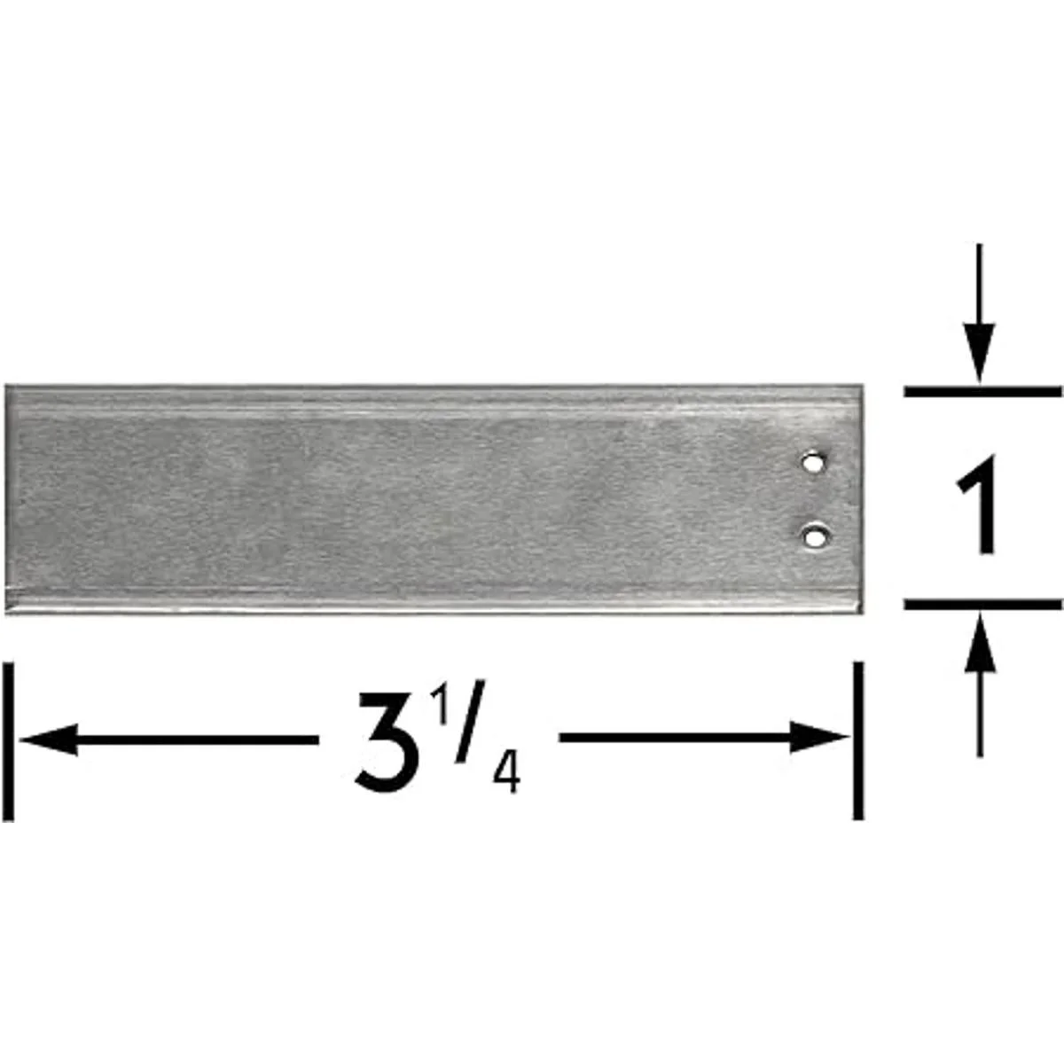 Etiquetas de metal de doble cara para uso al aire libre