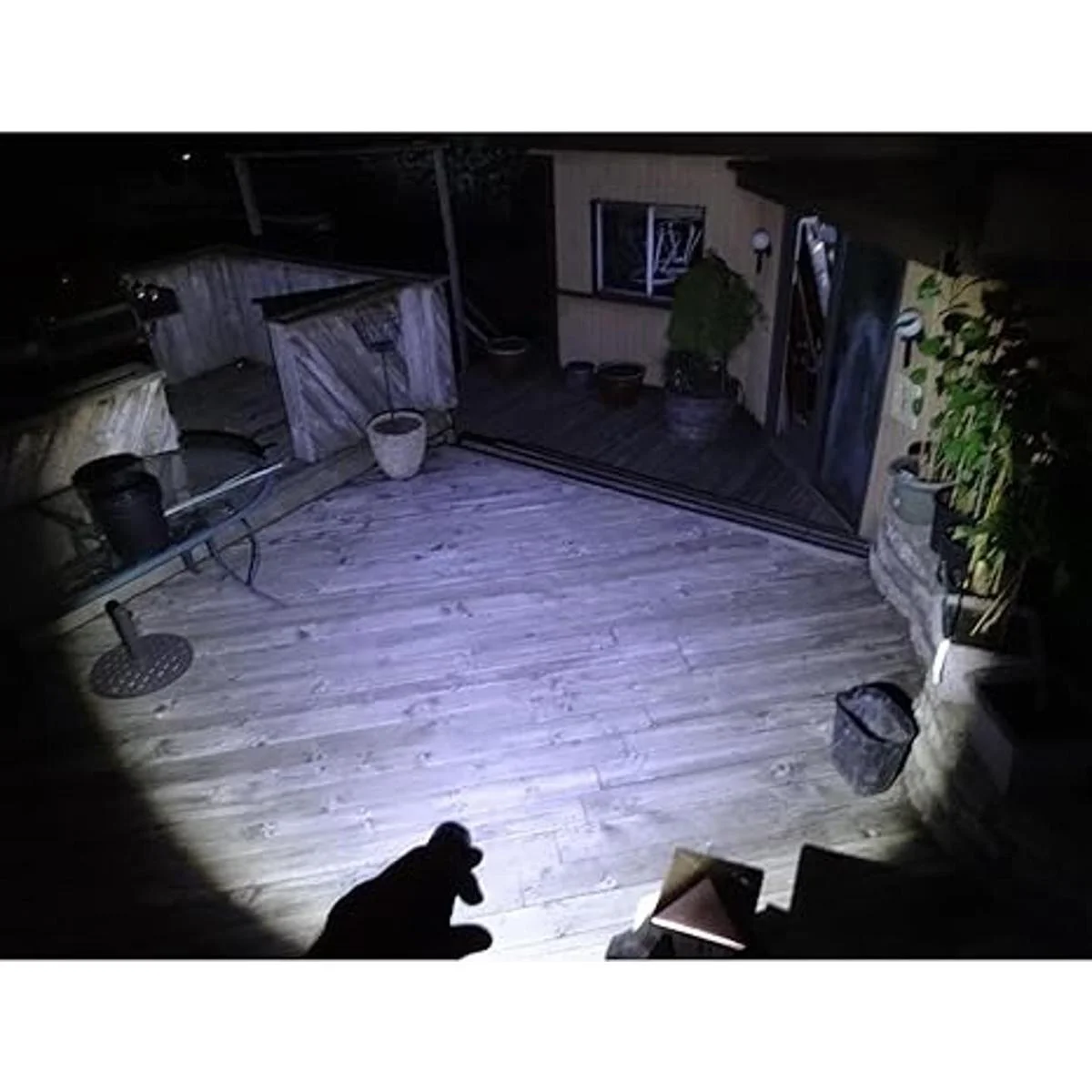 2 unidades linternas tácticas grado militar resistentes al