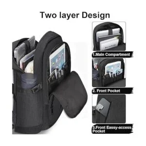 Mochila de negocios para laptop antirobo con puerto de USB