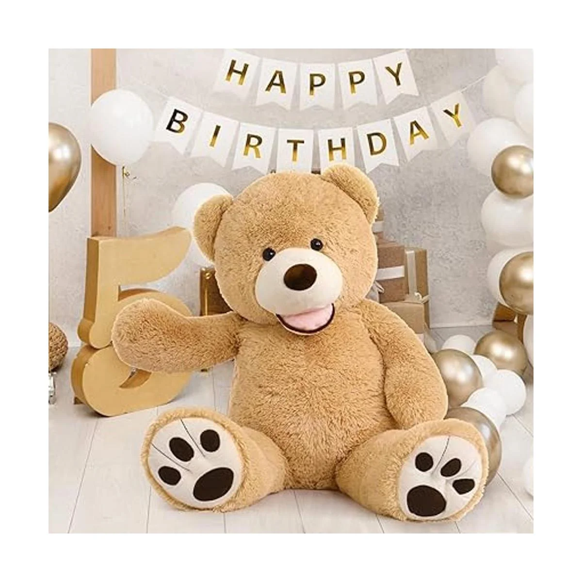 MorisMos Oso de peluche gigante con patas grandes_3