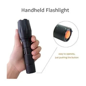 MODOAO Linterna táctica LED T6 de 1500 lúmenes